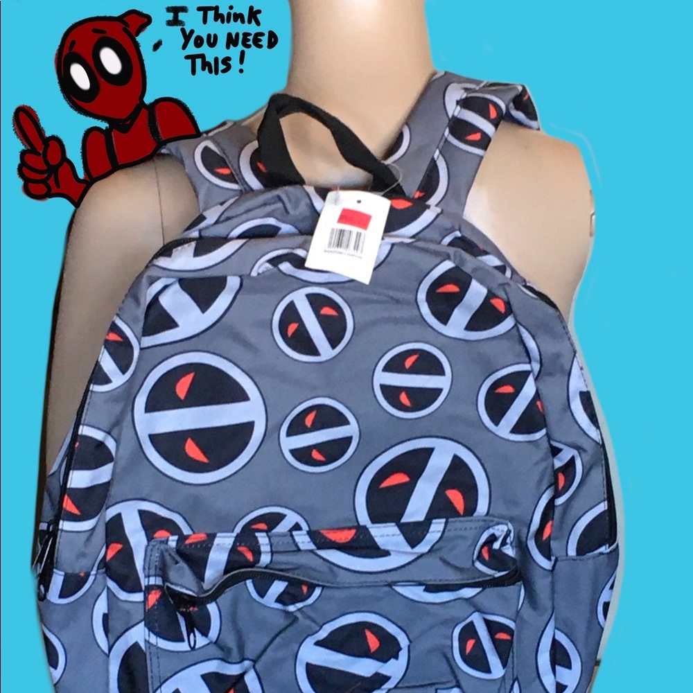 💥💥💥BIOWORLD NWT DEADPOOL FULL SIZE BACKPACK